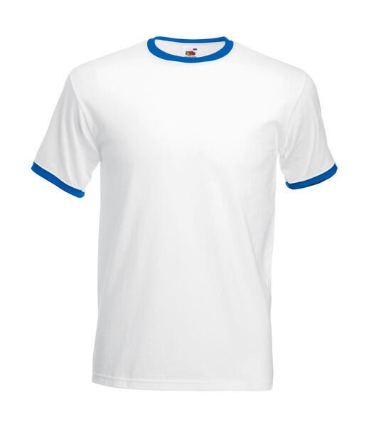 Fruit of the Loom 61-168-0 - Classic Cotton Contrast Ringer Tee