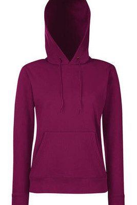 Fruit of the Loom 62-038-0 - Sweatshirt Mulher Com Capuz Ajustada