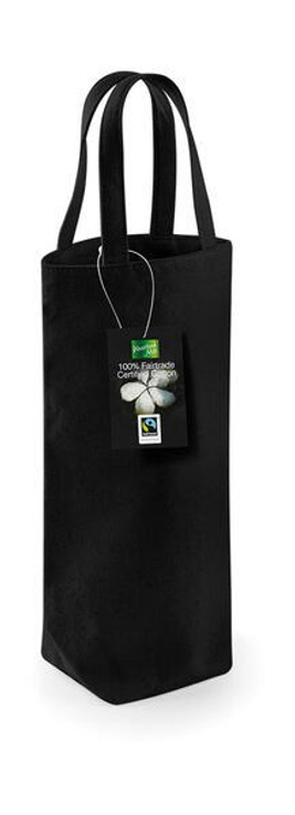 Westford mill W620 - Eco-Friendly Fairtrade Cotton Wine Bottle Carrier