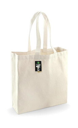 Westford mill W623 - Westford Mill Fairtrade Cotton Shopper Bag 21L