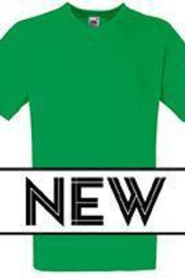 Fruit of the Loom SS034 - Majica s v-izrezom Valueweight