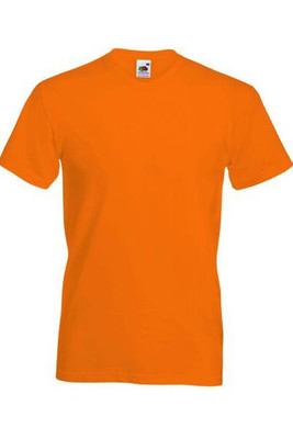 Fruit of the Loom SS034 - Tricou cu guler în V Valueweight