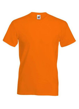 Fruit of the Loom SS034 - Komfortabler V-Ausschnitt T-Shirt mit Belcoro