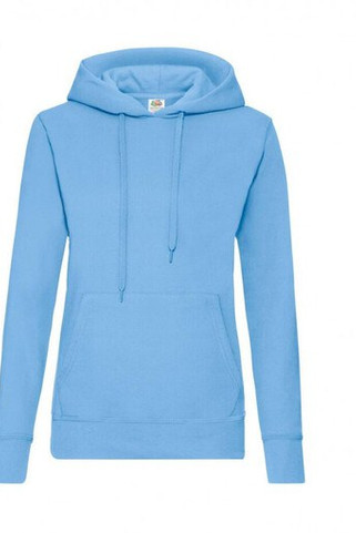 Fruit of the Loom SS038 - Klasična 80/20 lady-fit hooded sweatshirt
