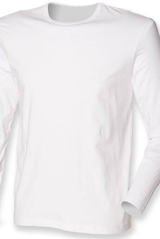 SF Men SF124 - Feel good long sleeved stretch t-shirt