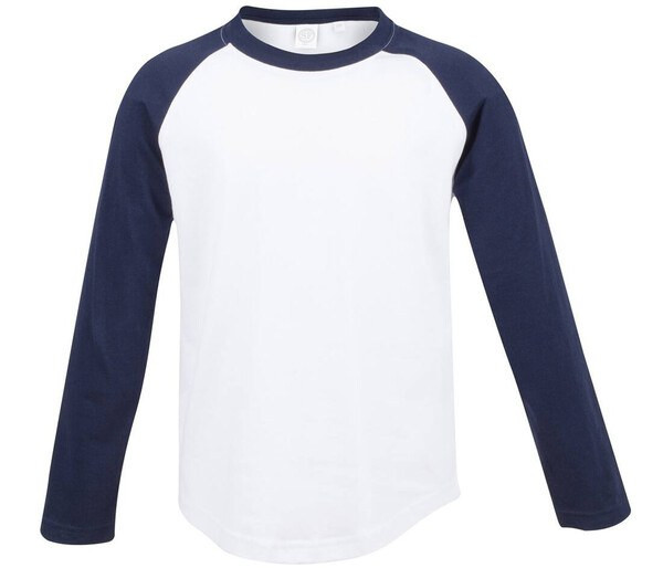 Skinnifit SM271 - Lasten pitkähihainen baseball-T-paita