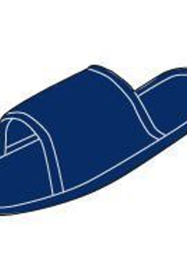 Towel City TC067 - Open toe slippers with hook and loop strap