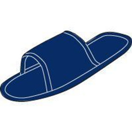 Towel City TC067 - Open toe slippers with hook and loop strap