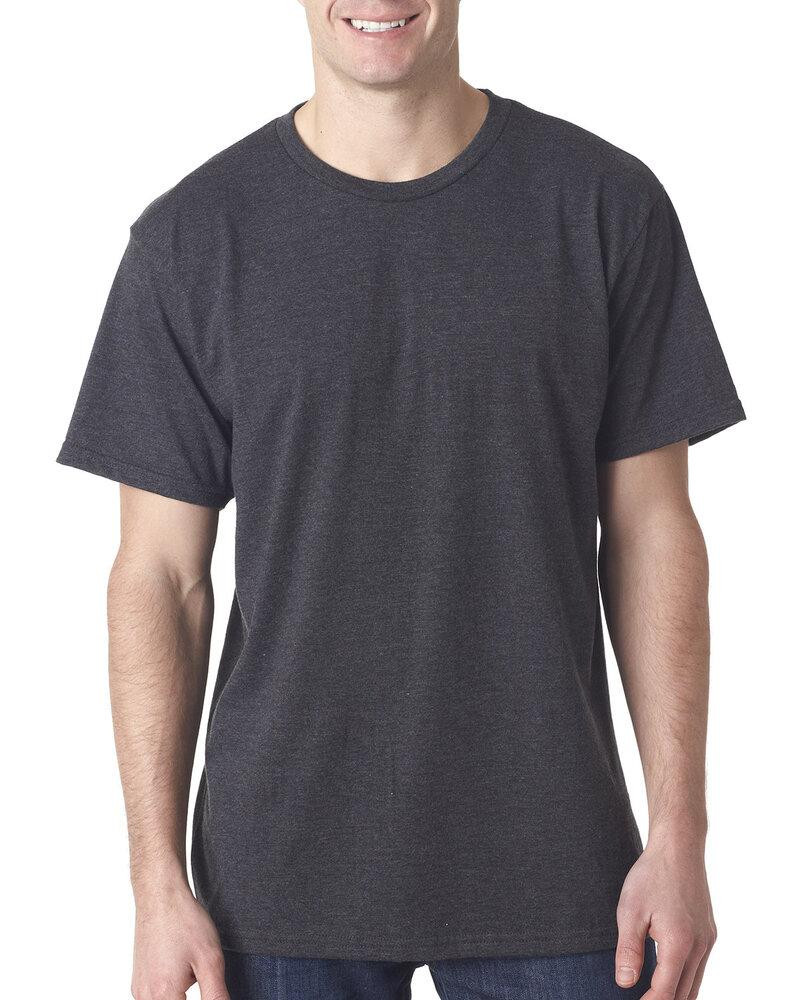 Bayside 5010 - USA Made Ringspun 50/50 Heather Unisex T