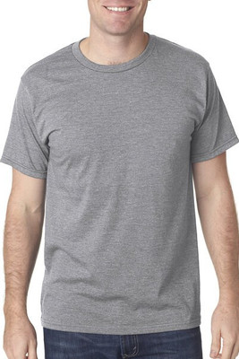 Bayside 5010 - USA Made Ringspun 50/50 Heather Unisex T-Shirt