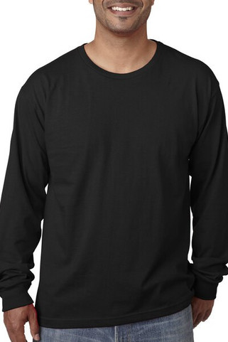 Bayside 5060 - USA-Made 100% Cotton Long Sleeve T-Shirt