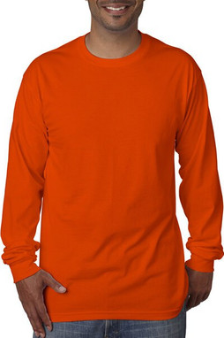 Bayside 5060 - USA-Made 100% Cotton Long Sleeve T-Shirt