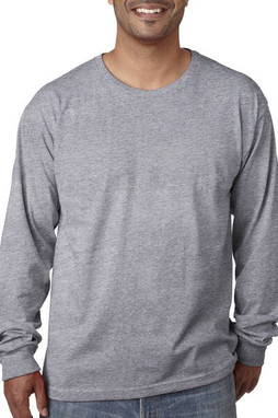 Bayside 5060 - USA-Made 100% Cotton Long Sleeve T-Shirt