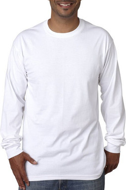 Bayside 5060 - USA-Made 100% Cotton Long Sleeve T-Shirt