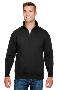 Bayside 920 - USA-Made Quarter-Zip Pullover Sweatshirt