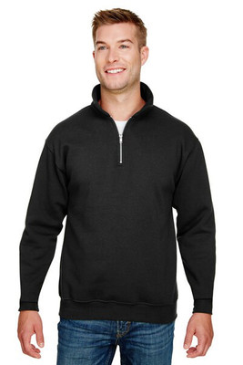 Bayside 920 - USA-Made Quarter-Zip Pullover Sweatshirt