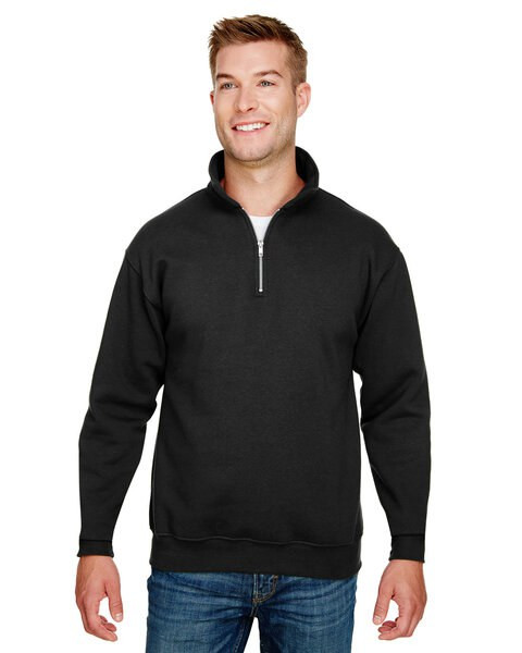 Bayside 920 - USA-Made Quarter-Zip Pullover Sweatshirt