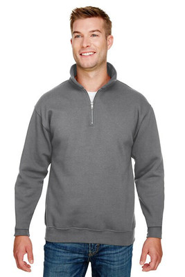 Bayside 920 - USA-Made Quarter-Zip Pullover Sweatshirt