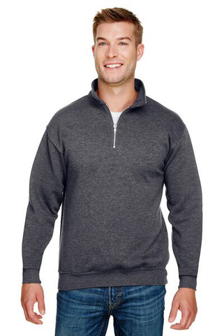 Bayside 920 - USA-Made Quarter-Zip Pullover Sweatshirt