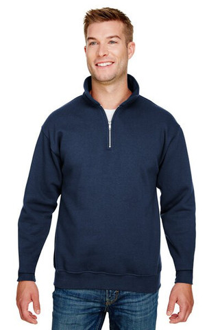 Bayside 920 - USA-Made Quarter-Zip Pullover Sweatshirt