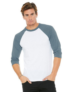 Bella+Canvas 3200 - Unisex Three-Quarter Sleeve Baseball Raglan