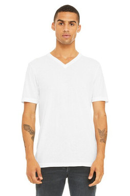 Bella+Canvas 3415 - Remera Unisex Triblend con cuello en V 