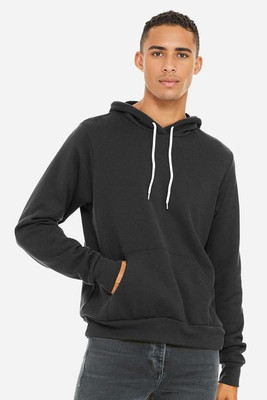 Bella+Canvas 3719 - Unisex Poly/Cotton Hooded Pullover Sweatshirt