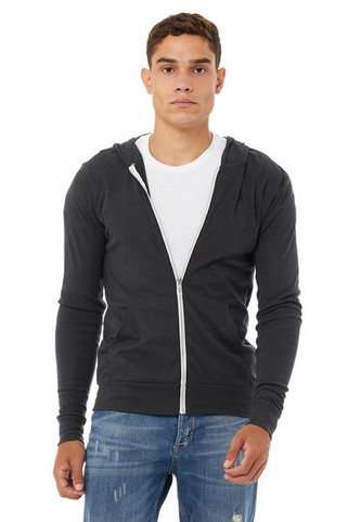 Bella+Canvas 3939 - Buzo unisex triblend cierre completo