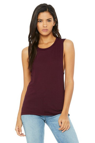 Bella+Canvas 8803 - Relaxed Fit Flowy Muscle Tank Top for Women