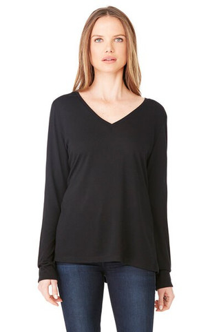 Bella+Canvas 8855 - Womens Flowy Long Sleeve Tee
