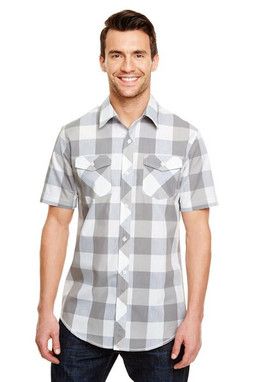 Burnside B9203 - Buffalo Plaid Short Sleeve Shirt