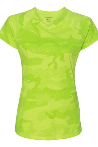 Champion CW23 - Ladies Double Dry® V-Neck Performance T-Shirt