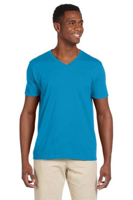 Gildan 64V00 - Gildan Softstyle V-Neck Cotton T-Shirt for Men