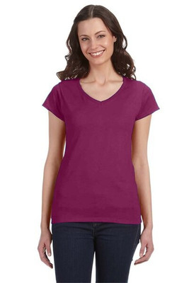 Gildan 64V00L - Ladies' Softstyle V-Neck T-Shirt