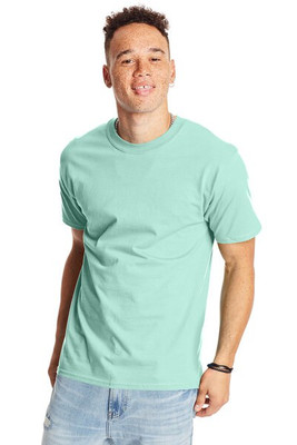 Hanes 5180 - Camiseta Resistente de Algodón Hanes