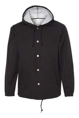 Independent Trading Co. EXP95NB - Water Resistant Hooded Windbreaker Jacket