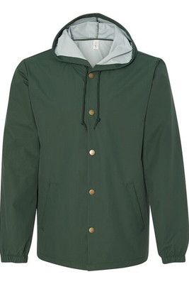 Independent Trading Co. EXP95NB - Water Resistant Hooded Windbreaker Jacket