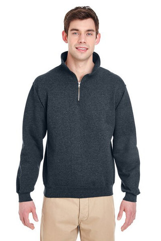 JERZEES 4528MR - NuBlend® SUPER SWEATS® Quarter-Zip Pullover Sweatshirt