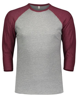 LAT 6930 - Vintage Fine Jersey Three-Quarter Sleeve Baseball T-Shirt