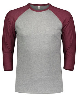 LAT 6930 - Vintage Fine Jersey Three-Quarter Sleeve Baseball T-Shirt