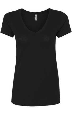 Next Level 1540 - Women’s Lightweight Combed Cotton V-Neck Tee