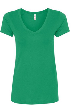 Next Level 1540 - Camiseta Mujer Confort V de Algodón y Poliéster