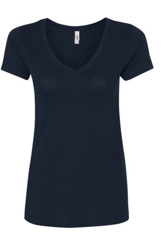 Next Level 1540 - Women’s Lightweight Combed Cotton V-Neck Tee