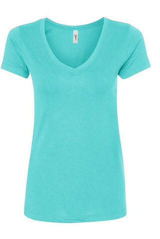 Next Level 1540 - Women’s Lightweight Combed Cotton V-Neck Tee