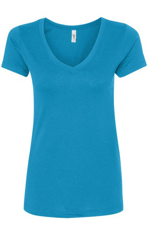 Next Level 1540 - Women’s Lightweight Combed Cotton V-Neck Tee