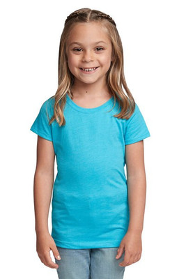 Next Level 3712 - Remera Princesa de niña  con cuello redondo 