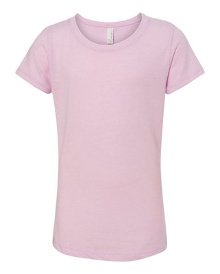 Next Level 3712 - Remera Princesa de niña  con cuello redondo