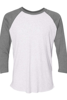 Next Level 6051 - T-shirt raglan unisexe à manches trois-quarts en tri-blende