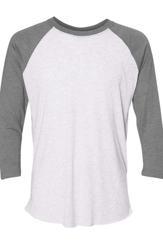 Next Level 6051 - Unisex Tri-Blend Three-Quarter Sleeve Raglan Tee