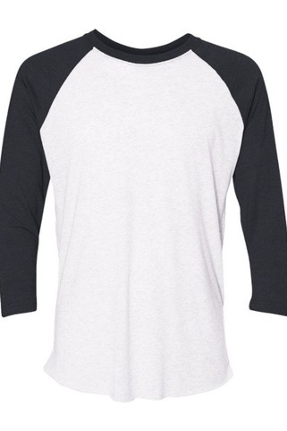 Next Level 6051 - Unisex Tri-Blend Three-Quarter Sleeve Raglan Tee